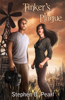 Tinker's Plague book cover - post apocalyptic, science fiction novel